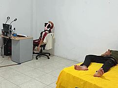 Step Sister Watches Me Masturbate in Kinky Moment.