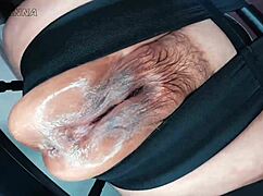 Wolf mama seeks cunt pig slaves for big hairy pissing pussy swallowing.