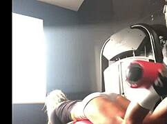 Working out big ass today