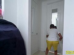 Jaymee green sneaks up on stepbro in doggystyle ass riding