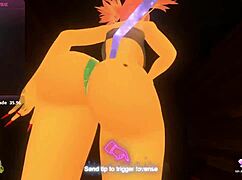 Vtuber minnah mia dances intriguingly on cam with european flair