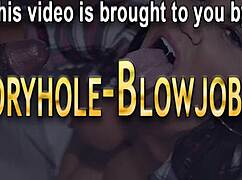 Teen Sucks Black Shlong At Gloryhole