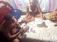 Leo Ogro pays for a snack and drills young Myllena Rios hard and deep