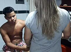 Stepmother excels at giving mind-blowing cock blowjobs every time