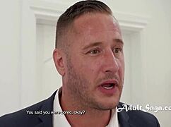 bosses wife got seduced by my wife for double penet... um, penetration