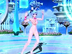 Hatsune Miku Nude Mod Rabbit Hole Costume Teasing Big Tits