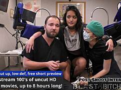 Channy Crossfire casually sucks dick and gets her pussy filled with cum