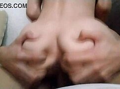 Novinha Sits Hard on Tight Brazilian Pussy