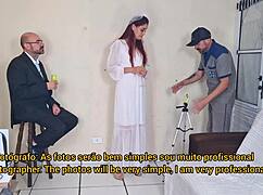 noiva fode fotografo enquanto marido espera fora! 😱