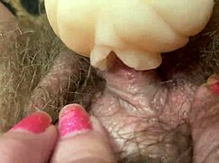 i can’t stop with this hairy clit toy play