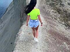 stranger FUCKED me in ANAL in the mountains in PUBLIC