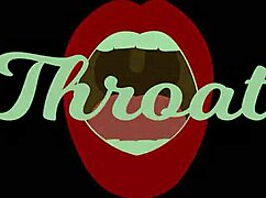 brunette niara pesanha deepthroats lord kenobi's cock, smiling when he cums on her throat