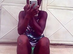 crazybitch continued twerking in clothes till she decides to twerk naked