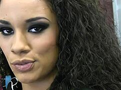 Ever seen a young Latina bang a white muscle guy for her first time?