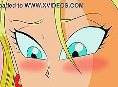 Dbz android 18 gives blowjob and fucks ass and pussy