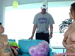 Prodomme Babes Peg And Fuck Sub In Group Domination Scenes