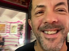 what's happening backstage at the spermaparty?