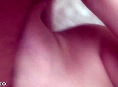 curvy naked wife takes cock for blowjob