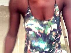 crazybitch continued twerking in clothes till she decides to twerk naked