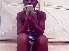 crazybitch continued twerking in clothes till she decides to twerk naked