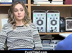 Wow, this curly-haired brunette is putting her mouth to work at the gloryhole!