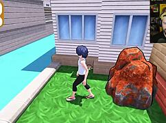 busty lily lou bangs tadpole and pals at the expo 😏