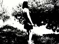 sweet babe strips naked in shower