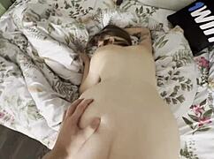 Cute teen girl from tiktok ready to fuck her stepbrother with blowjob and creampie