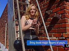 Watch the lezdom dildo fuck and spank that curvy ginger sub?