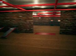 lets play in the girls gym with some voyeur fun