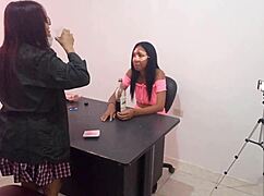 Teen 18+ Chisa Hoshino's Hairless Shaved Pussy Gets Fingered And Filled Simultaneously.