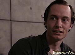 This fetish punk is getting double penetrated in a threesome! 😈