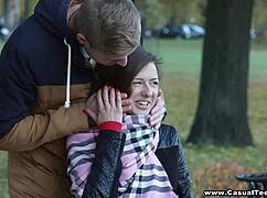 Teen Sandra Wellness Enjoys Blowjob, Masturbation, and Cumshot in Shaved Pussy Scene