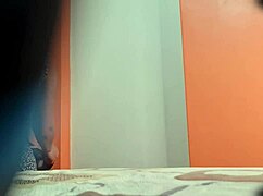 hermanastra colombiana changing clothes in private moment