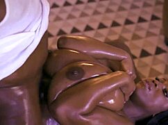 She bent over for the big black cock, teasing until the facial cumshot.