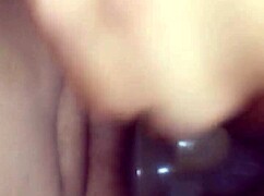 wife uses vibrator for anal play with toys and assfucking