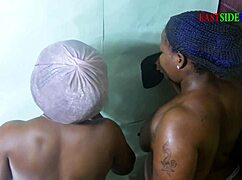 i insisted on eastsidebabe and patricia9ja giving blowjobs one by one on the glory hole