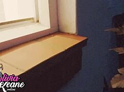 Watch Your Neighbor's Big Tits in the Shower!