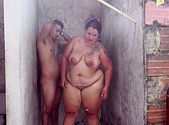 Damn! Check This Latina Milf from USA Sucking and Riding Her Young Neighbor Bareback!