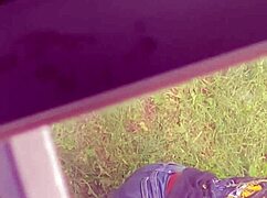 hot stepmom caught bending over in candid hidden moment