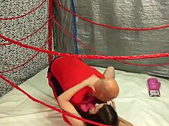 juggy in sexy wrestling match