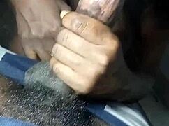 african teen shows off her phat cock sucking lips and drinks cum