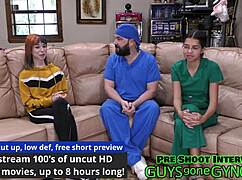 Doctor Tampa Gets Treated By Female Doctor And Nurse In Cum Clinic