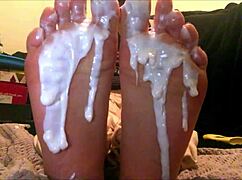 18 year old latina says 'cream my feet webcam'