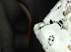 ex girlfriend in stockings sucking big cock