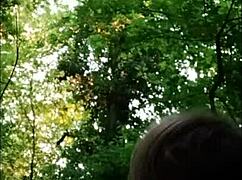 Slave Whore Bent Over in Forest