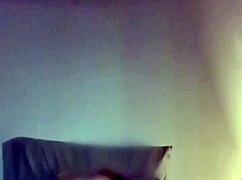 Casual homemade video shot vertically in bed