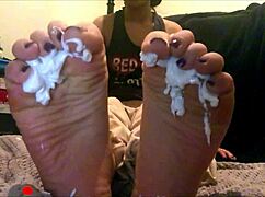 18 year old latina says 'cream my feet webcam'