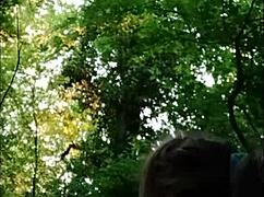 Slave Whore Bent Over in Forest