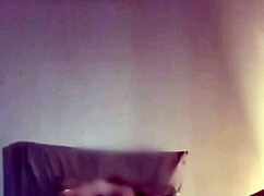 Casual homemade video shot vertically in bed